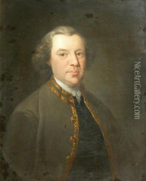 Portrait Of William Shenstone, Poet Oil Painting - Thomas Hudson