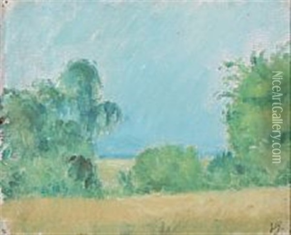 Landscape Oil Painting - Harald Giersing