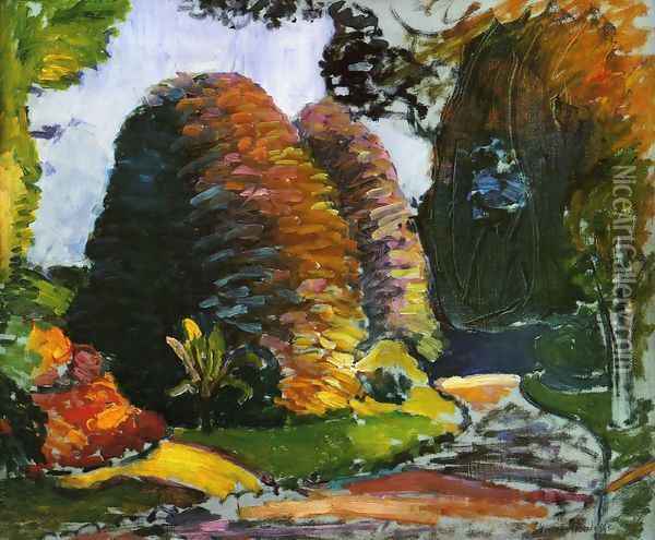 Luxembourg Gardens Oil Painting - Henri Matisse