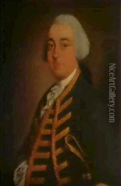 Portrait Of Christopher Griffith (1721-1776) Oil Painting - Thomas Gainsborough