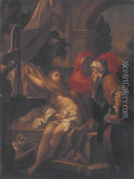 The Raising Of Lazarus Oil Painting -  Guercino