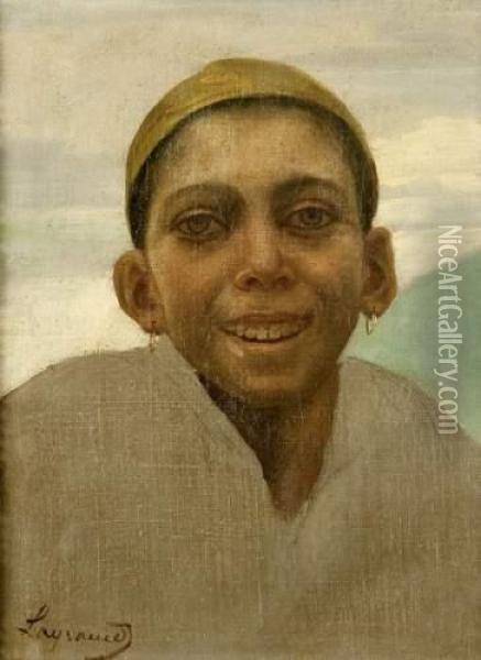 Tete D'egyptien Oil Painting - Joseph Fortune Layraud