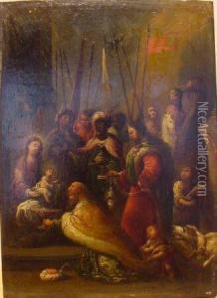 Adoration Of The Magi Oil Painting - Frans I Francken