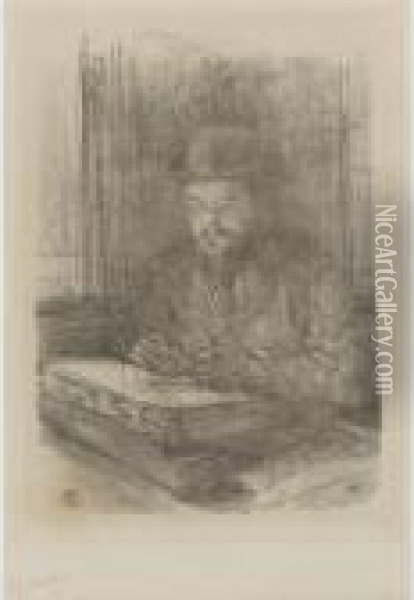 Le Bon Graveur, Adolphe Albert (d. 273; W. 297; Adr. 304) Oil Painting - Henri De Toulouse-Lautrec