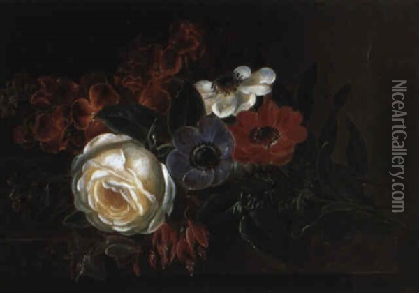 Blumenstilleben Oil Painting - Olivia Sophie Frederike Wanding