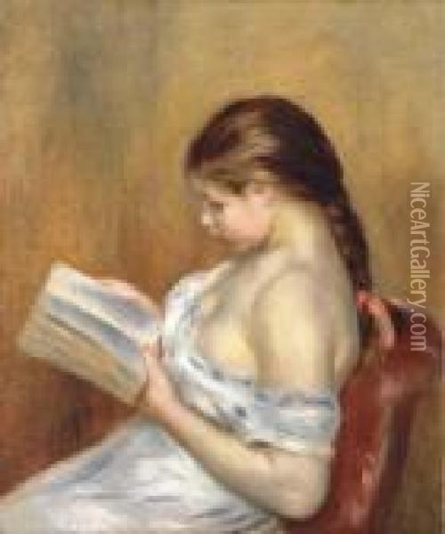 La Lecture Oil Painting - Pierre Auguste Renoir