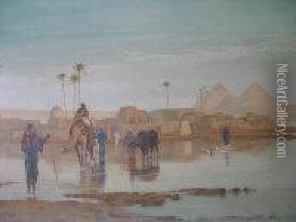 The Overflow Of The Nile Oil Painting - Frederick Goodall