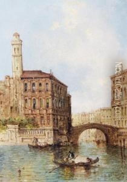 Venetian Scene Oil Painting - William Meadows