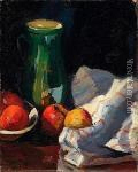 Nature Morte Aux Fruits Oil Painting - Elie Anatole Pavil
