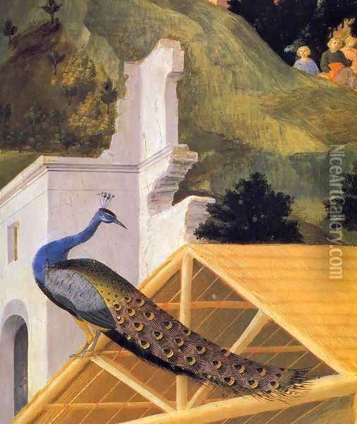 Adoration of the Magi (detail) Oil Painting - Filippino Lippi