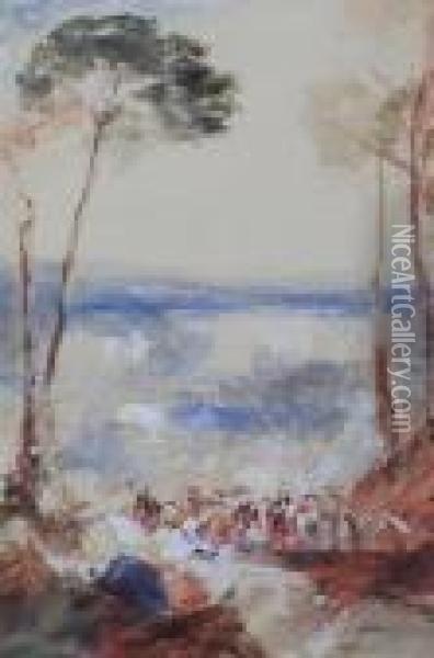 Continental Landscape Oil Painting - Hercules Brabazon Brabazon