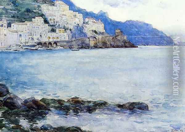 Amalfi Oil Painting - Louis Ritter