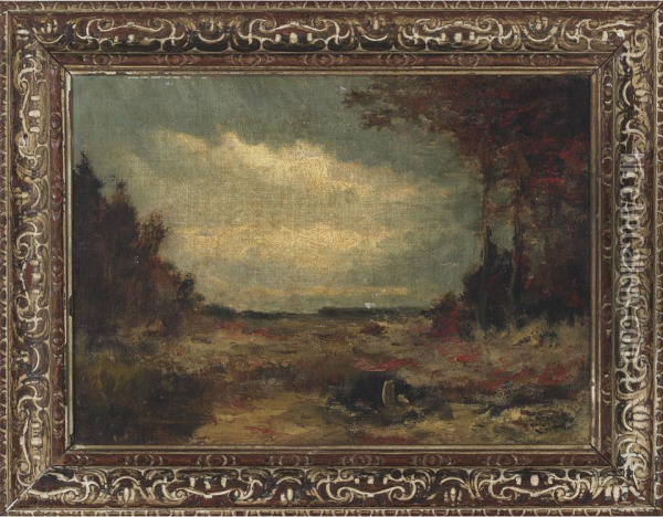 Autumn Clearing Oil Painting - Hudson Mindell Kitchell