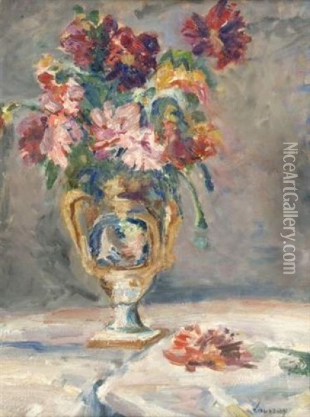 Bouquet De Fleurs Oil Painting - Abel Louis Alphonse Lauvray