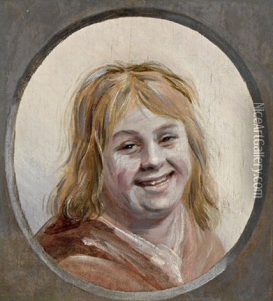 Lachender Knabe Oil Painting - Frans Hals