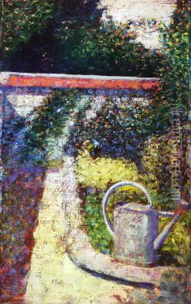 Watering Can Oil Painting - Georges Seurat
