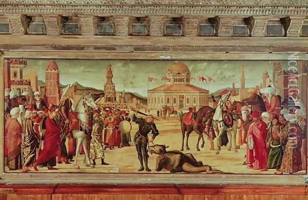 The Triumph of St. George, 1501-07 Oil Painting - Vittore Carpaccio