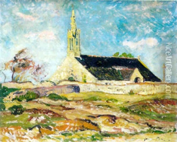 La Chapelle De Cadole Oil Painting - Maxime Maufra