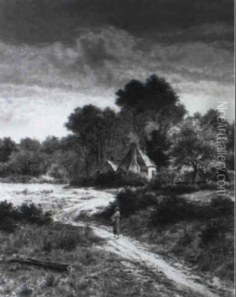 Der Heimweg Oil Painting - William Henry Mander