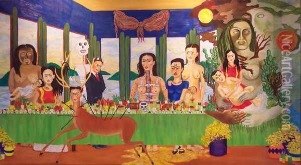 The Last Supper Oil Painting - Frida Kahlo