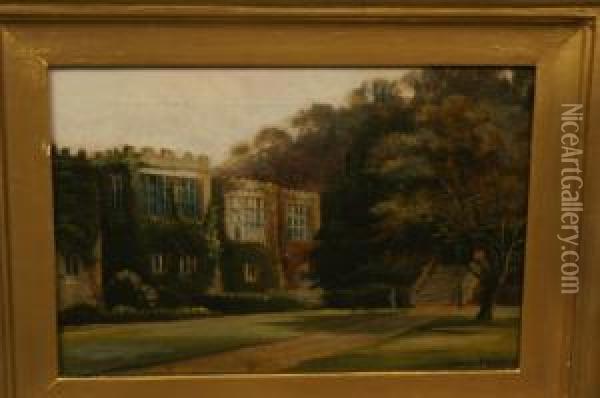 Haddon Hall, Derbyshire Oil Painting - George Willis Pryce