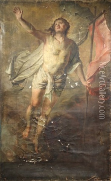 Christ En Gloire Oil Painting - Bernard Joseph Wamps