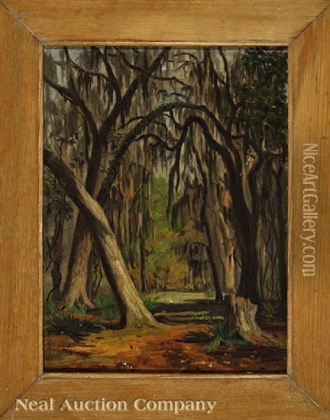 City Park, New Orleans Oil Painting - Charles Wellington Boyle