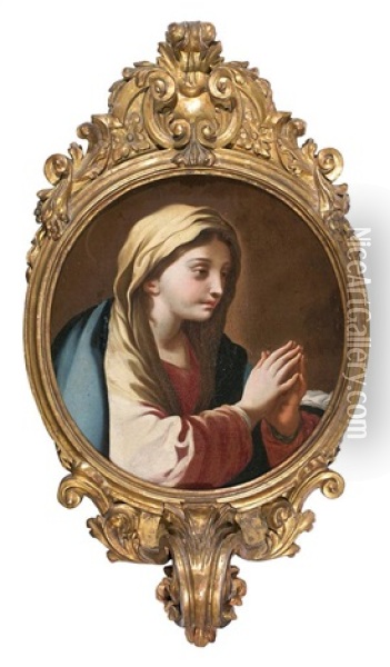 Virgen Anunciada Oil Painting - Francesco de Mura