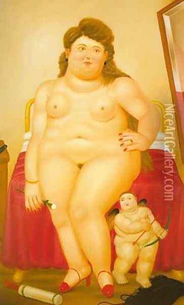 Venus 1982 Oil Painting - Fernando Botero