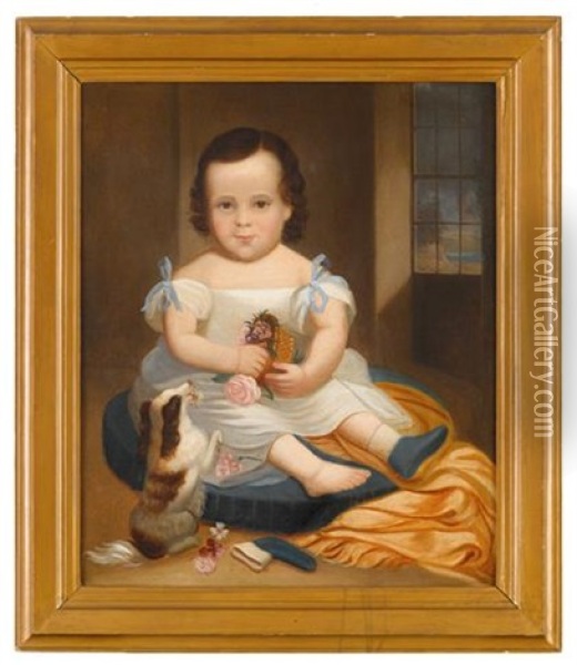 Portrait Of Martin H. Baer (b. 1843) Oil Painting - Arthur Armstrong