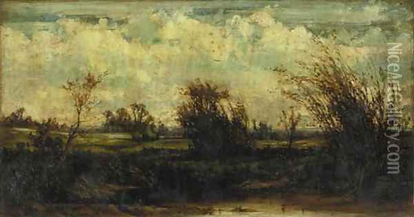 Landscape with Stream Oil Painting - John Appleton Brown