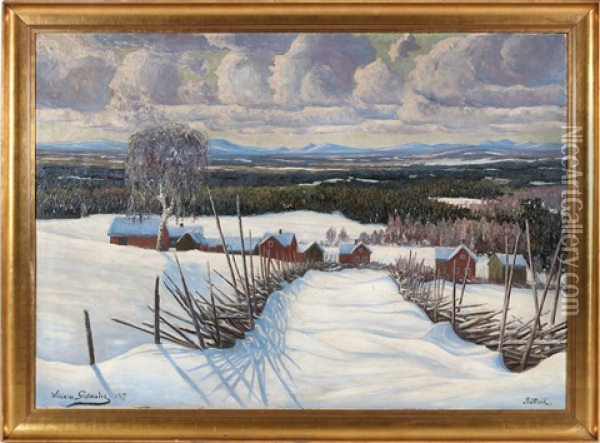 Rattvik Oil Painting - William Gislander