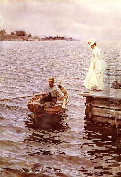 Sommarnoje Oil Painting - Anders Zorn