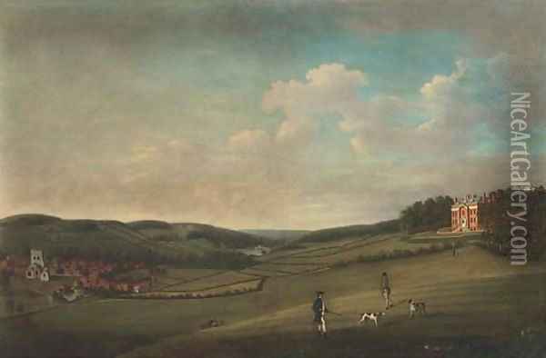 Shardeloes, Buckinghamshire Oil Painting - English School