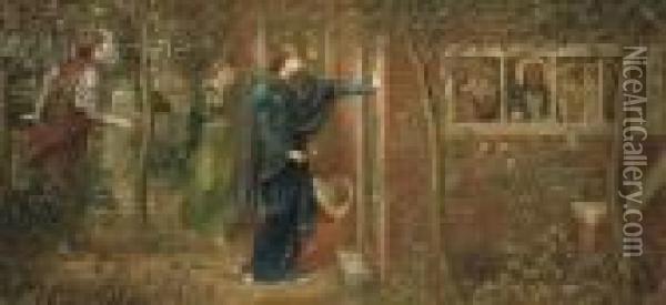 The Ten Virgins Oil Painting - John Melhuish Strudwick
