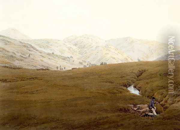 The Source of the River Elbe Oil Painting - Caspar David Friedrich
