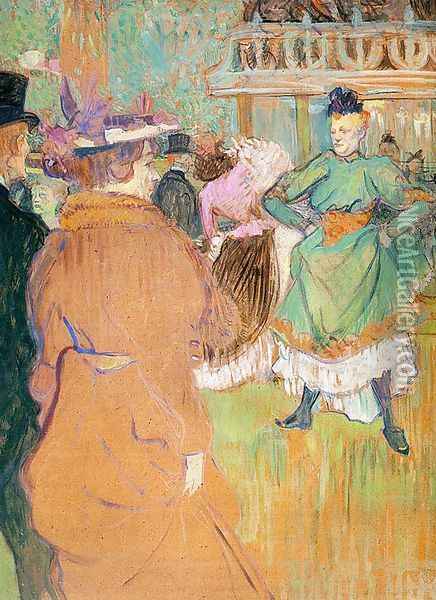 The Beginning of the Quadrille at the Moulin Rouge 1892 Oil Painting - Henri De Toulouse-Lautrec