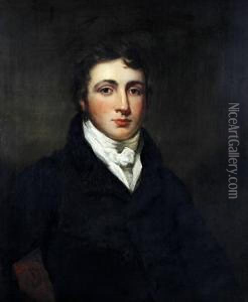Portrait Of James Forlong Oil Painting - James Saxon