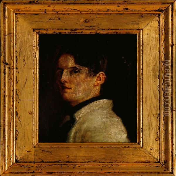A Young Gentleman Oil Painting - Charles Giron