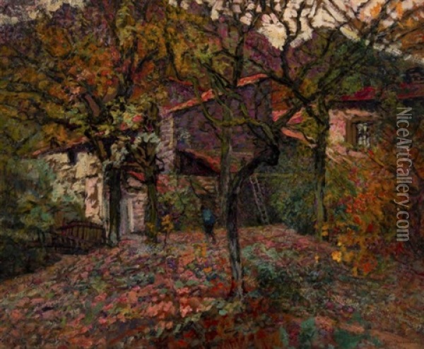 Autumn Enval Oil Painting - Victor Charreton