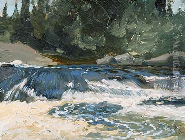 Spring Rapids Oil Painting - James Edward Hervey MacDonald