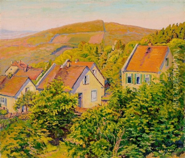 Georgenborn Hansen-kopf Oil Painting - Gustave Camille Gaston Cariot