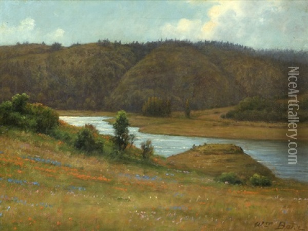 Spring Valley Oil Painting - William Barr