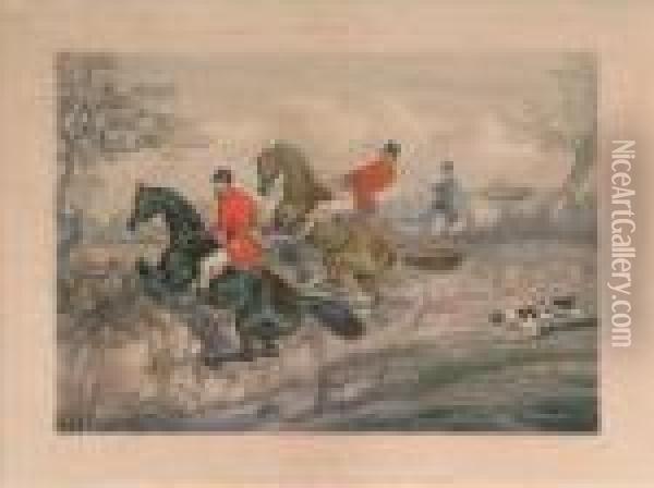 Fores' Hunting Oil Painting - Henry Thomas Alken