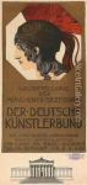 X. Ausstellungder Munchener Sezession - Der Deutsche Kunstlerbund Oil Painting - Franz von Stuck