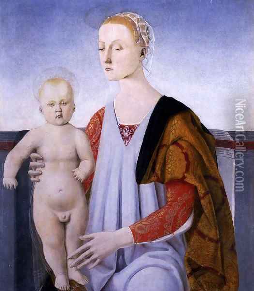 Virgin and Child 2 Oil Painting - Piero della Francesca
