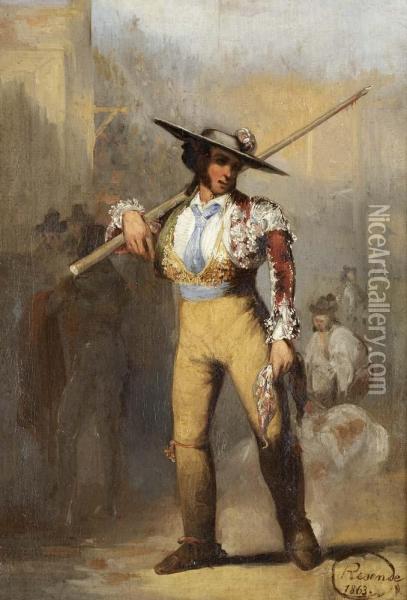 Homem Picador Oil Painting - Francisco De Goya y Lucientes