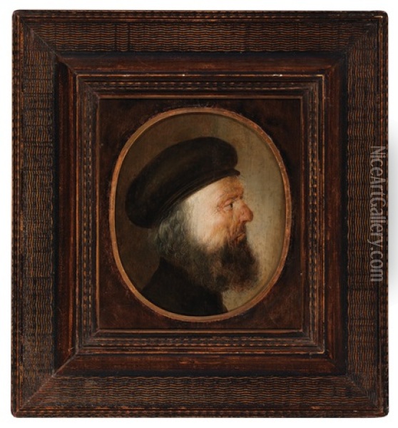 Tronie Of A Bearded Man Oil Painting - Jan van de Venne