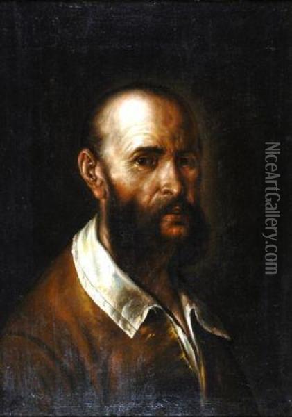 Portrait Of A Man Oil Painting - Jusepe de Ribera