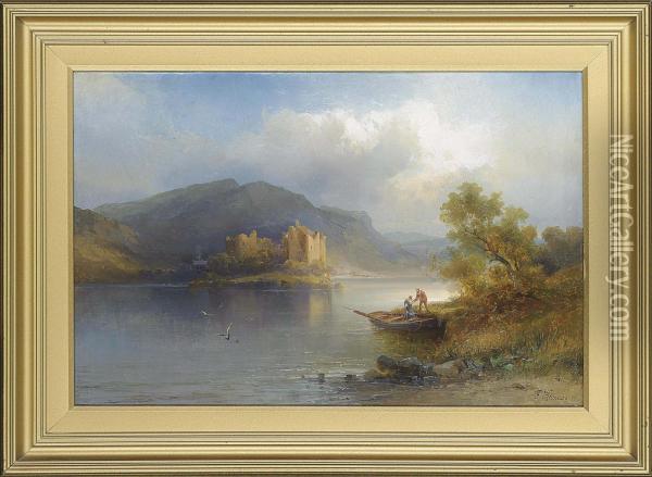 Kilchurn Castle, Loch Awe Oil Painting - Franz Emil Krause